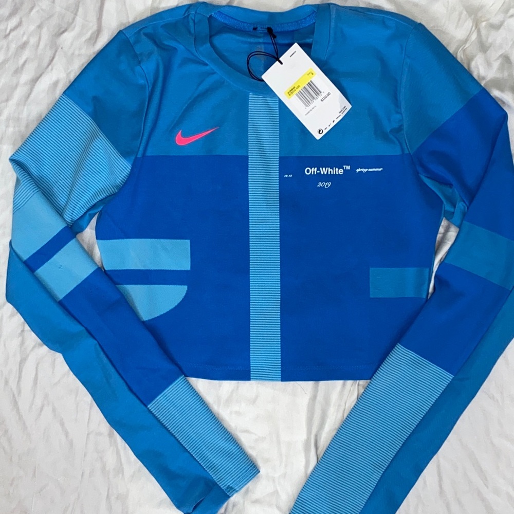 Nike OFF-WHITE Blue NRG top